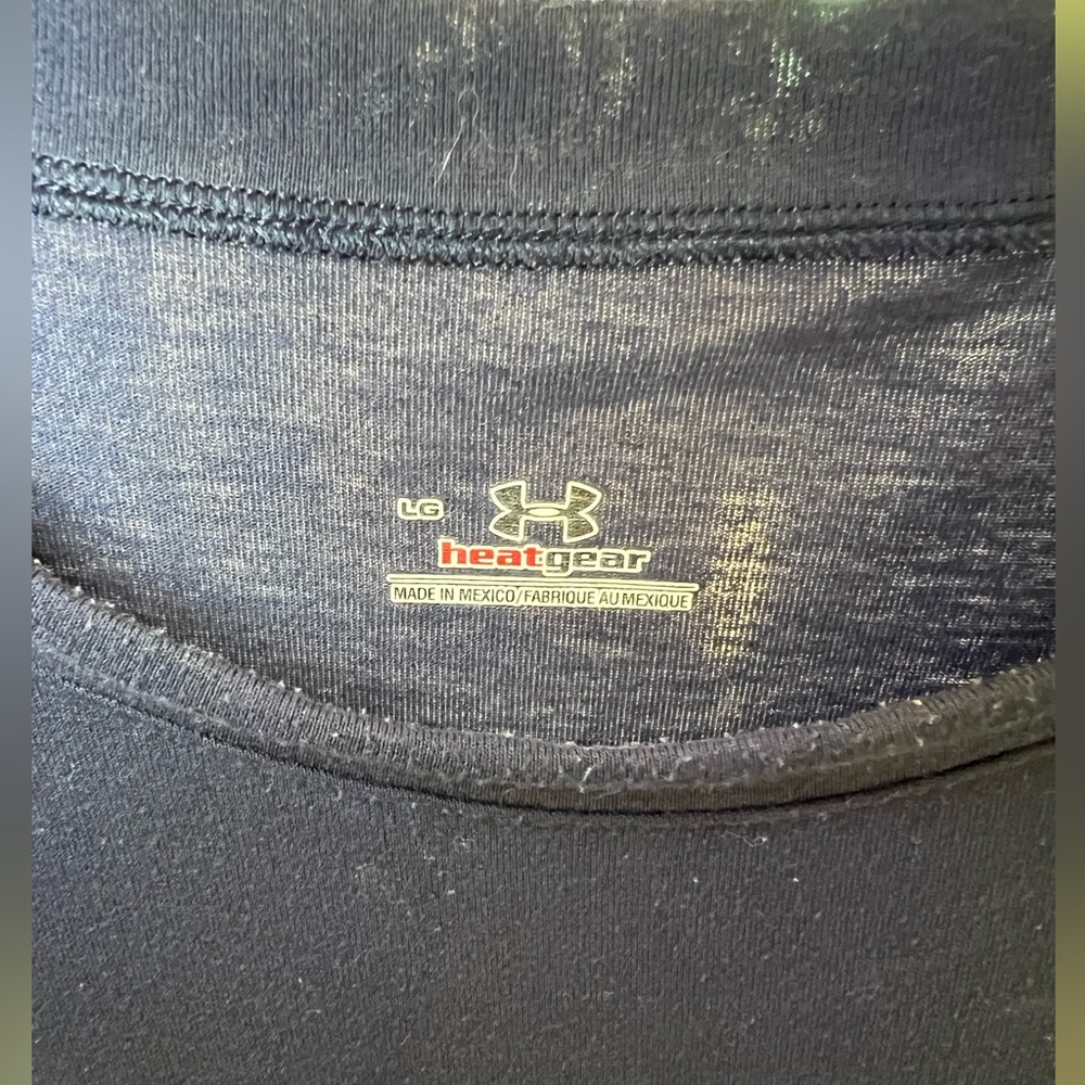 Men’s Under Armour Heat Gear Antler Logo Hunting Long Sleeve Blue Shirt - Picture 3 of 9